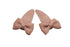 Baby haarspeldjes met strikjes - pecan bruin - Staartjes en Strikjes