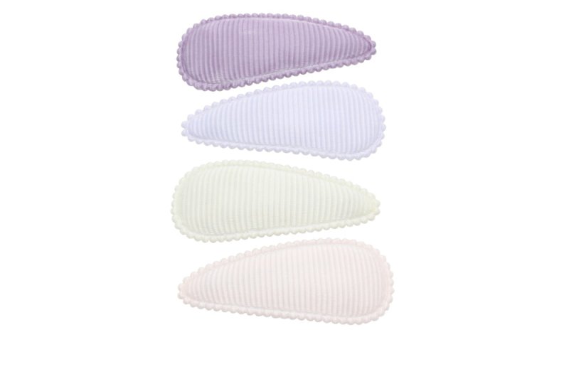 Baby haarspeldjes setje - Purple blush - Staartjes en Strikjes