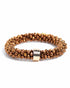 Banditz Beadz armband/haarelastiek - Bronze Brown - Staartjes en Strikjes