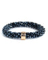 Banditz Beadz armband/haarelastiek - Dark Grey - Staartjes en Strikjes