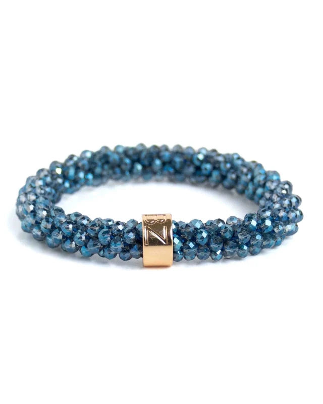 Banditz Beadz armband/haarelastiek - Denim Light - Staartjes en Strikjes