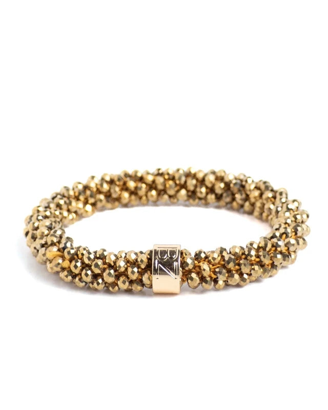 Banditz Beadz armband/haarelastiek - Gold - Staartjes en Strikjes