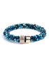 Banditz Beadz Lux armband/haarelastiek - Blue Mix - Staartjes en Strikjes