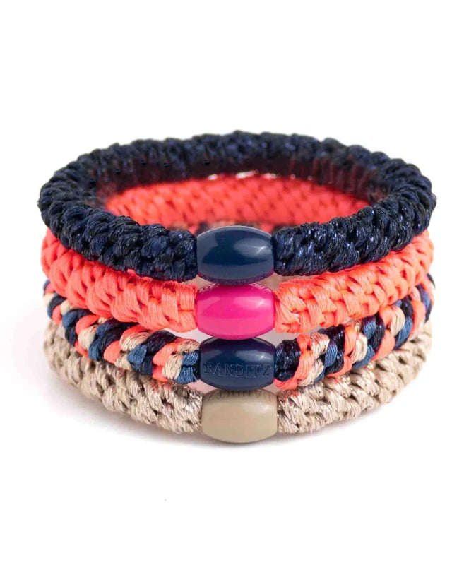 Banditz haarelastieken Combo - Cosmic Pink Night - Staartjes en Strikjes