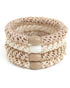 Banditz haarelastieken Combo - Golden Ivory - Staartjes en Strikjes