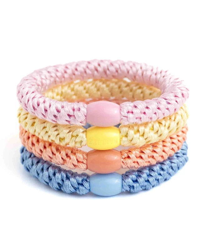 Banditz haarelastieken Combo - Pastel - Staartjes en Strikjes