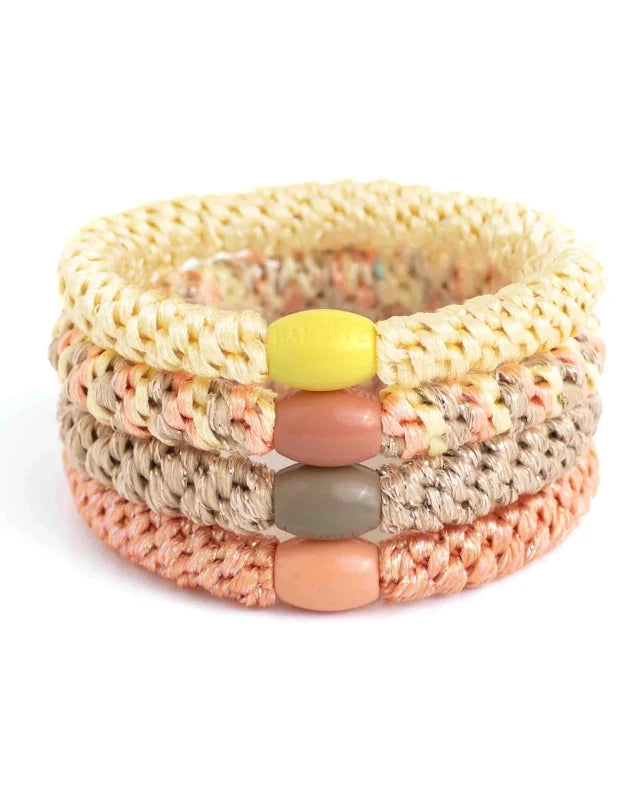 Banditz haarelastieken Combo - Peach Punch - Staartjes en Strikjes