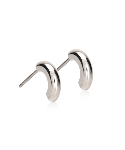 Blomdahl titanium boogoorbellen zilverkleurig – 10 mm - Staartjes en Strikjes