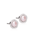 Blomdahl titanium knopjes fancy lichtroze parel met crystal – 8 mm - Staartjes en Strikjes