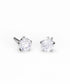 Blomdahl titanium knopoorbellen met zirconia – 6 mm - Staartjes en Strikjes