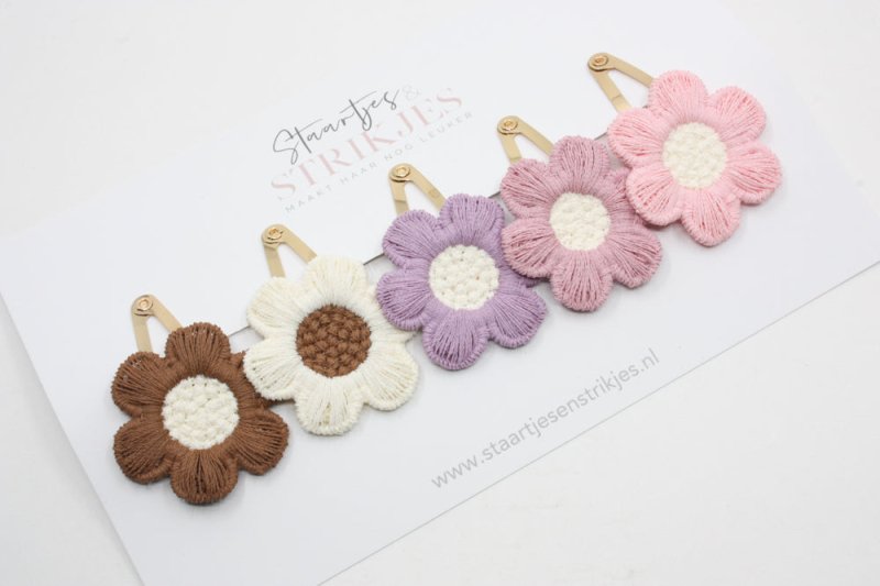 Cadeausetje babyhaarspeldjes Bibi - Staartjes en Strikjes