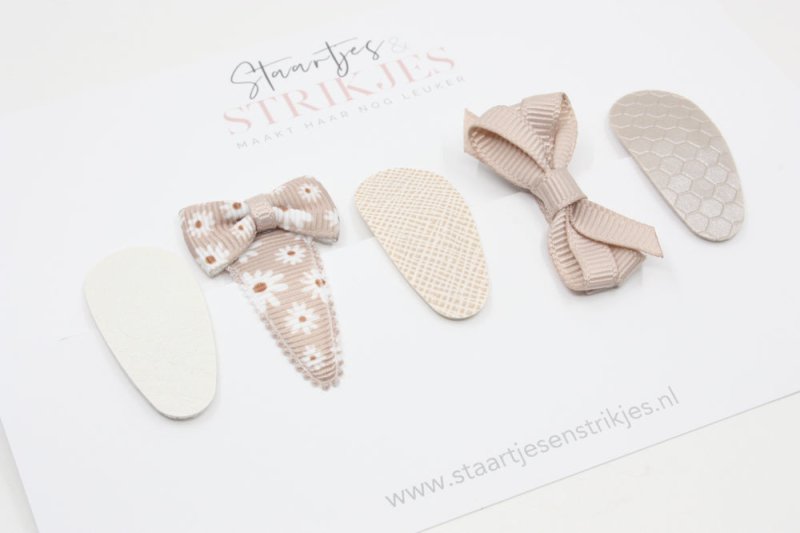 Cadeausetje babyhaarspeldjes Jade - Staartjes en Strikjes