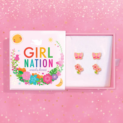 Hypoallergene kinderoorbellen cadeausetje Springtime Sweeties