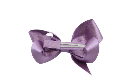 Haarstrikje – paars glittertje - Staartjes en Strikjes