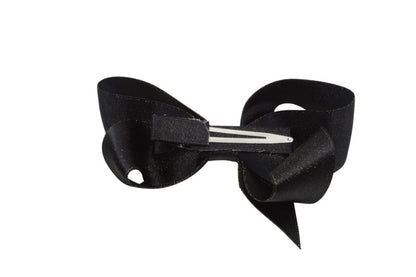 Haarstrikje – zwart met glittertje - Staartjes en Strikjes