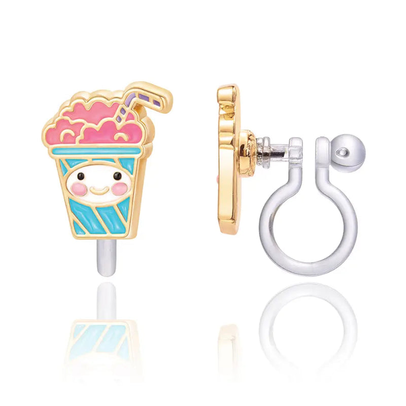 Hypoallergene clip on kinderoorbellen Milkshake - Staartjes en Strikjes