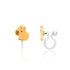 Hypoallergene kinder clip oorbellen Happy Capy - Staartjes en Strikjes