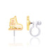 Hypoallergene kinder clip oorbellen Ice Skates - Staartjes en Strikjes