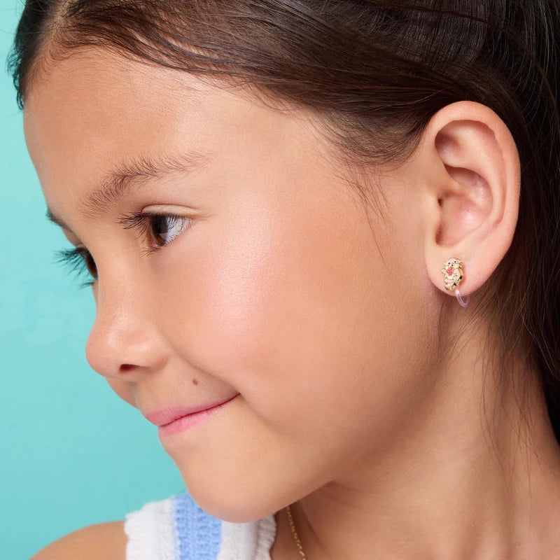 Hypoallergene kinder clip oorbellen Otter this World - Staartjes en Strikjes