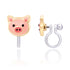Hypoallergene kinder clip oorbellen Precious Pig - Staartjes en Strikjes