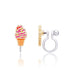 Hypoallergene kinder clip oorbellen Soft Serve Swirl - Staartjes en Strikjes