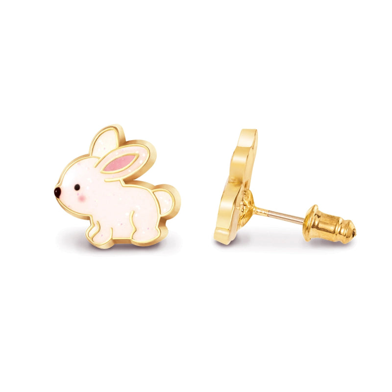 Hypoallergene kinderoorbellen cadeausetje Bunny &amp; Bloom - Staartjes en Strikjes