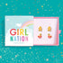 Hypoallergene kinderoorbellen cadeausetje Cookies & Cocoa - Staartjes en Strikjes