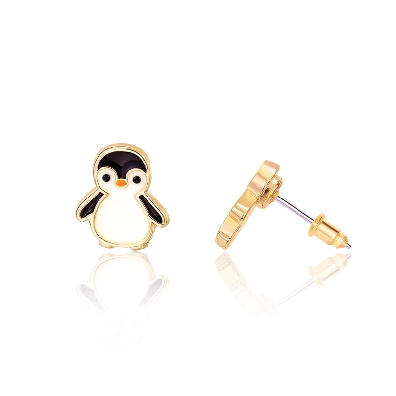 Hypoallergene kinderoorbellen cadeausetje Seal &amp; Penguin - Staartjes en Strikjes