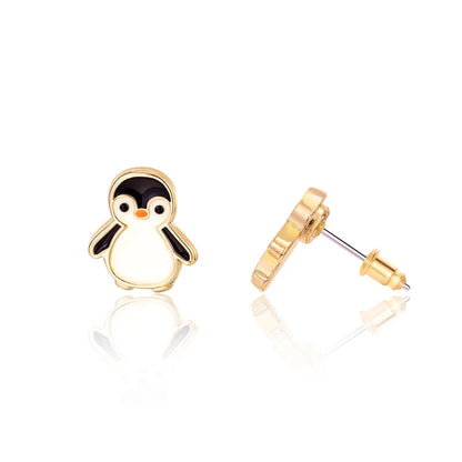 Hypoallergene kinderoorbellen cadeausetje Seal &amp; Penguin - Staartjes en Strikjes