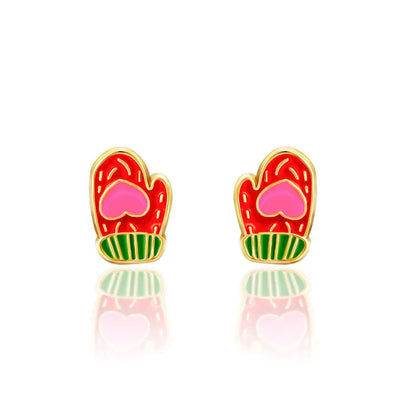 Hypoallergene kinderoorbellen cadeausetje Snow what fun - Staartjes en Strikjes