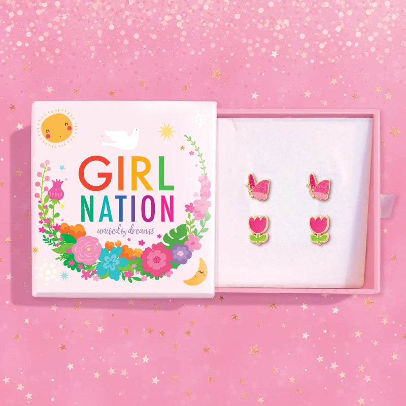 Hypoallergene kinderoorbellen cadeausetje Spring Fever - Staartjes en Strikjes