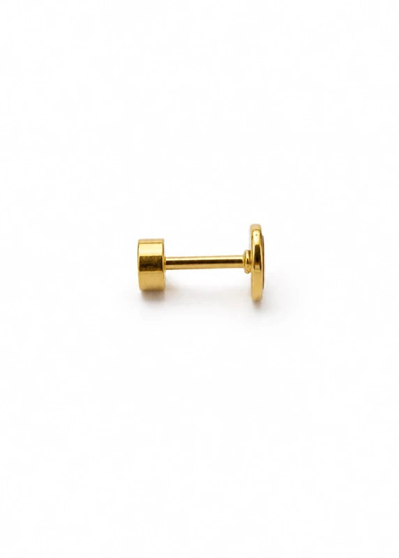 Hypoallergene kinderoorbellen goldplated Mini Butterfly | schroefsluiting - Staartjes en Strikjes