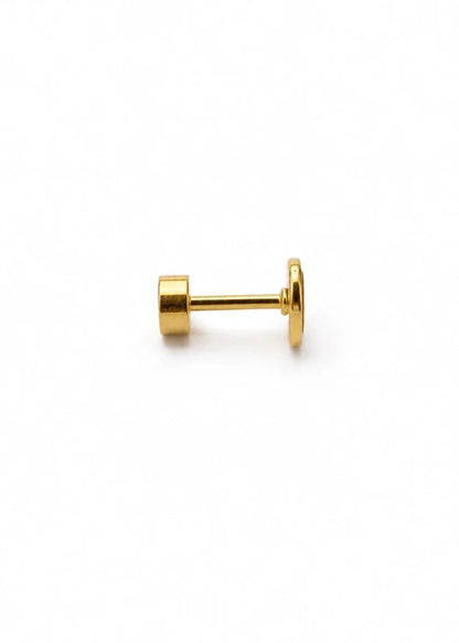 Hypoallergene kinderoorbellen goldplated Mini Butterfly | schroefsluiting - Staartjes en Strikjes