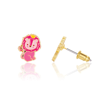 Hypoallergene kinderoorbellen Little Lion King Cutie - Staartjes en Strikjes