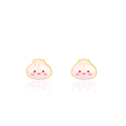 Hypoallergene kinderoorbellen Lucky Dumplings - Staartjes en Strikjes