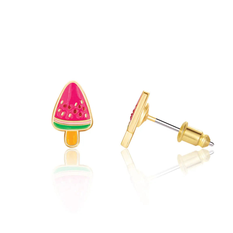 Hypoallergene kinderoorbellen Melon Pop Cutie - Staartjes en Strikjes