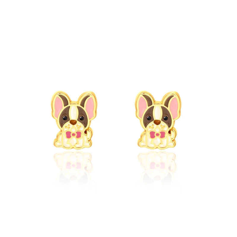 Hypoallergene kinderoorbellen Oui Oui Frenchie - Staartjes en Strikjes