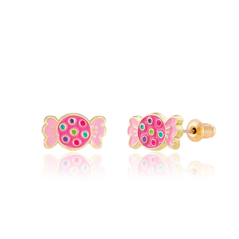 Hypoallergene kinderoorbellen Retro Candy Cutie - Staartjes en Strikjes
