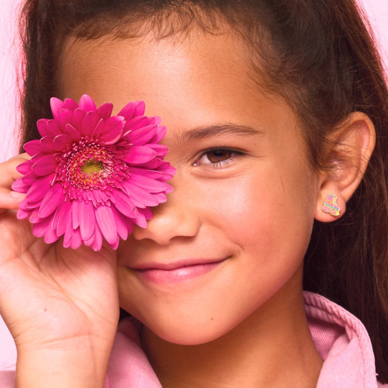 Hypoallergene kinderoorbellen rolschaatsen - Staartjes en Strikjes