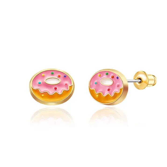 Hypoallergene kinderoorbellen Very Berry Donut - Staartjes en Strikjes