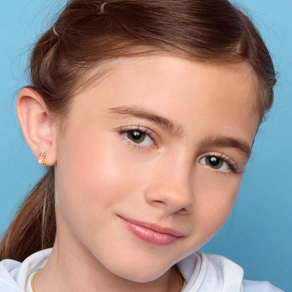 Hypoallergene kinderoorringen Ballet Shoe - Staartjes en Strikjes