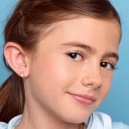 Hypoallergene kinderoorringen Ballet Shoe - Staartjes en Strikjes