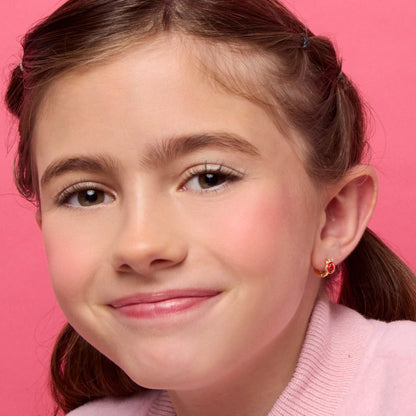 Hypoallergene kinderoorringen Ladybug - Staartjes en Strikjes