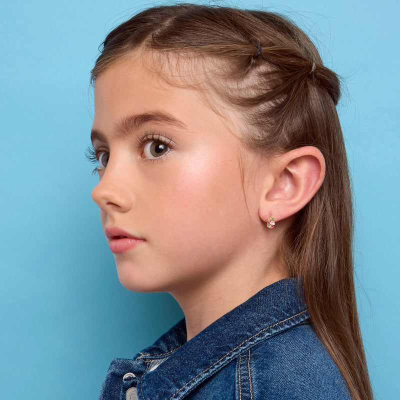 Hypoallergene kinderoorringen Unicorn - Staartjes en Strikjes