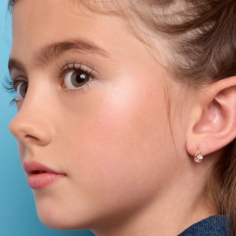 Hypoallergene kinderoorringen Unicorn - Staartjes en Strikjes