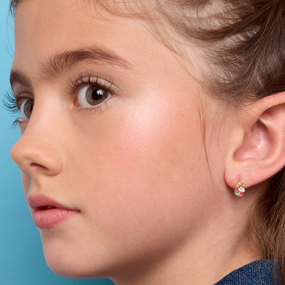 Hypoallergene kinderoorringen Unicorn - Staartjes en Strikjes