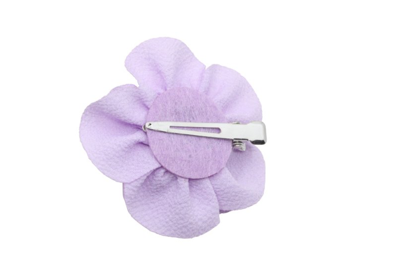 Klein haarbloemetje zacht paars - Staartjes en Strikjes