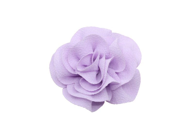 Klein haarbloemetje zacht paars - Staartjes en Strikjes