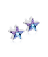 Oorbellen Blomdahl medical plastic sterretjes – Lilac Shimmer 6 mm - Staartjes en Strikjes