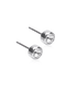 Oorbellen Blomdahl titanium knopje crystal 5 mm. (incl. achterkantjes) - Staartjes en Strikjes